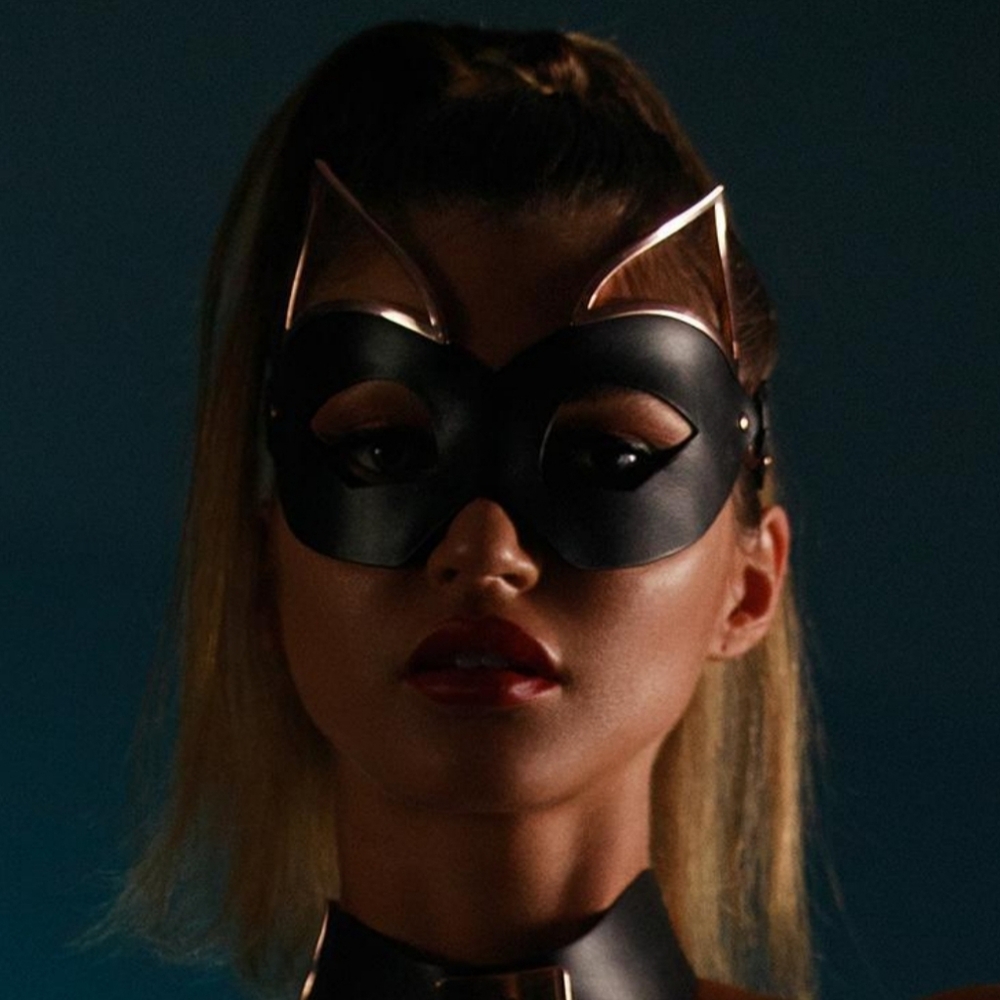 Honey Birdette Leather Fox Mask - Rose Gold RARE!!💥 - Picture 3 of 3